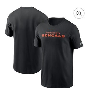 Nike Black Cincinnati Bengals Short Sleeve T-Shirt with Orange Logo